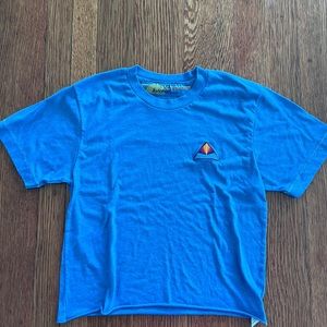 Aviator Nation Womens XS Boyfriend Cropped Tee